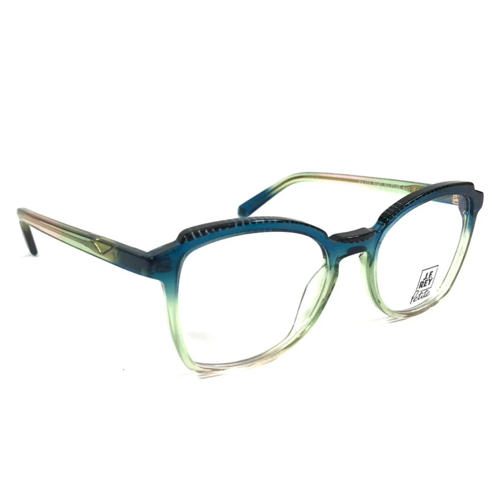 J.F. Rey Petite Eyeglasses Frames PA102 2040 Gradient Blue Green Black 50-18-140